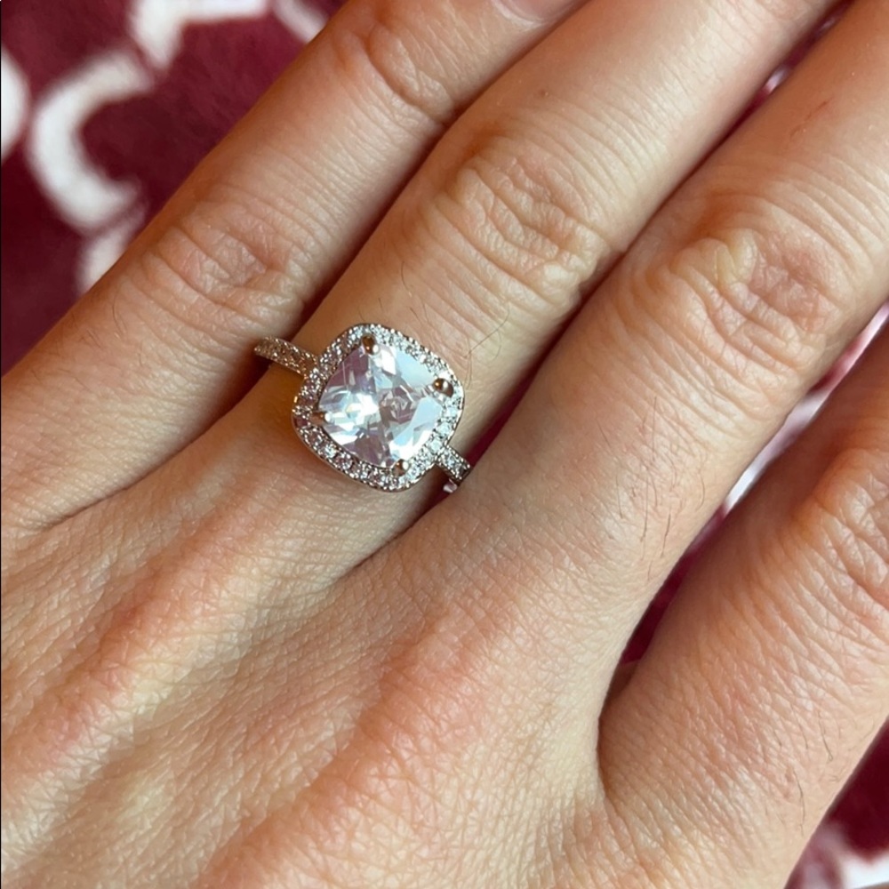 925 Silver Wedding Rings for Women White Sapphire - Picture 2 of 6